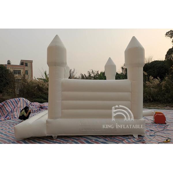 Inflatable Bouncer Castle 13ft*11.5ft*10ft White Jumper Bouncy Castle Wedding Decorations Jumping Bed For Party