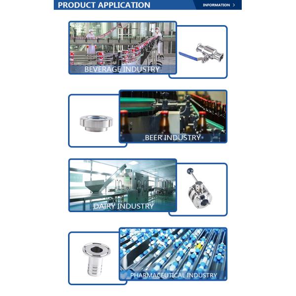 1'-8' женская нить из нержавеющей стали застежки для шлангов на заказ