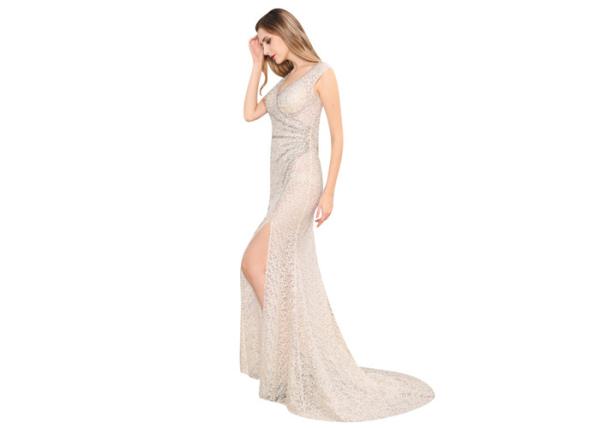 Sexy Side Slit Fashion Ladies Skirt Sleeveless Evening Dress Mermaid Dress For Women