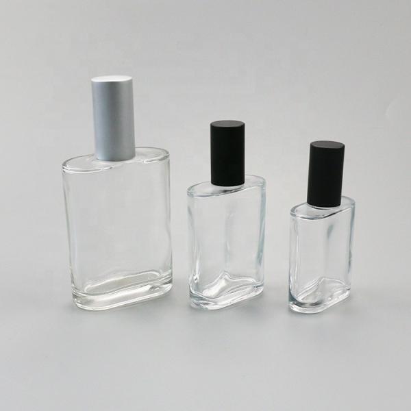 30ml - 100ml heló la botella de perfume recargable/la botella de cristal transparente del espray