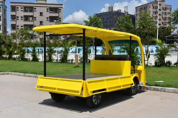 700KG Small Electric Cargo Van Airport Luggage Cart 2 Seats With CE Certificate