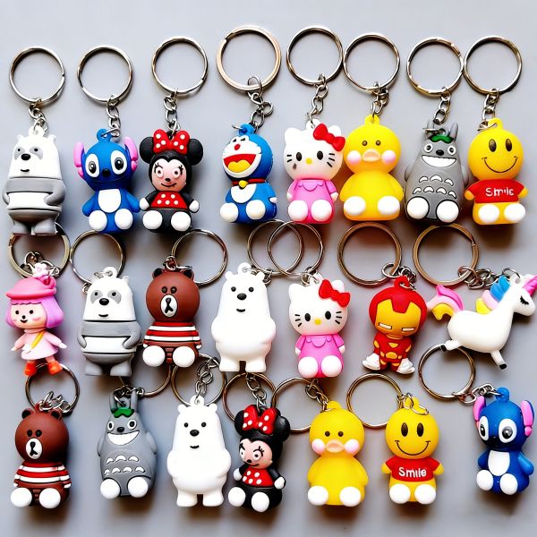 Custom Metal & Rubber Keychain – Hard Enamel Design for Promotional Use & Branding
