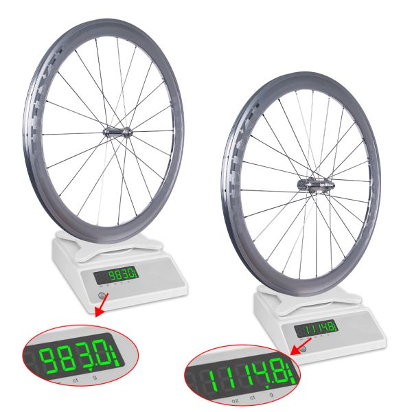 Silver 50mm Height Road Bike Wheelset with High Pressure Rim Tape and V Brake