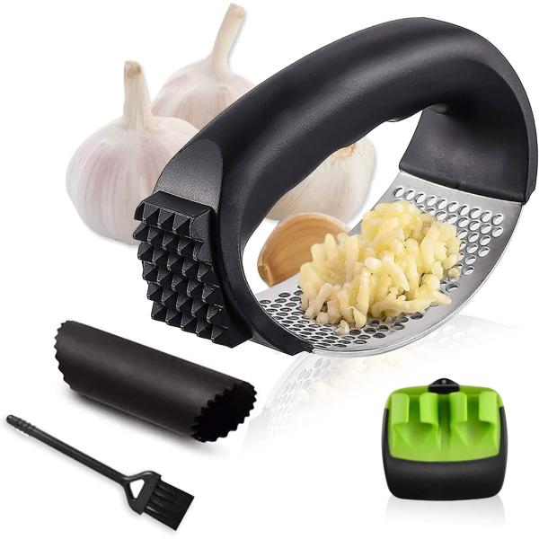Free Samples Stainless Steel Garlic Mincer Grinder for Sustainable Kitchen Accessories
