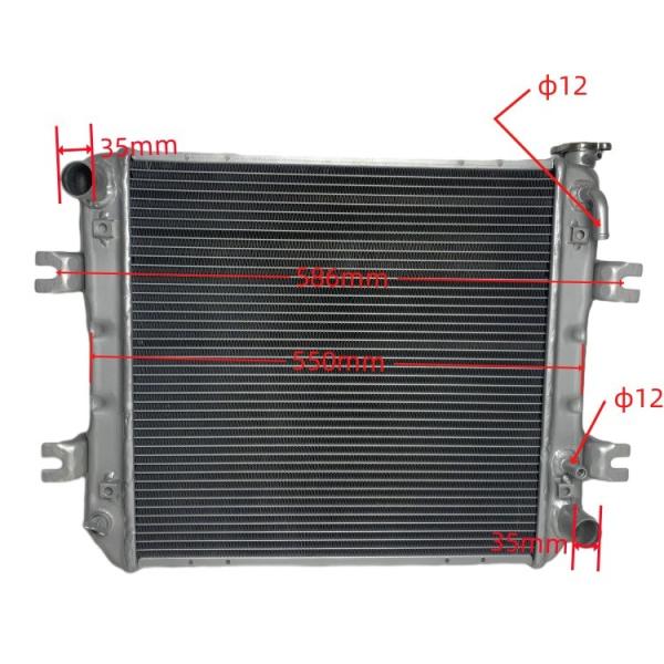 6.7KG Weight Aluminum Hydraulic Radiator with Long Working Life for Hangcha CPCD30 N Series Forklifts