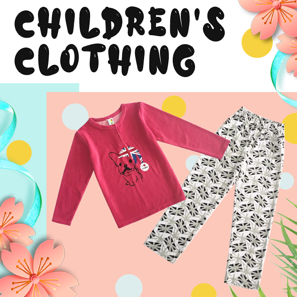 Animal Pattern O Neck Kids Sets Sleepwear Pyjamas for Children Supply Cotton Pajamas