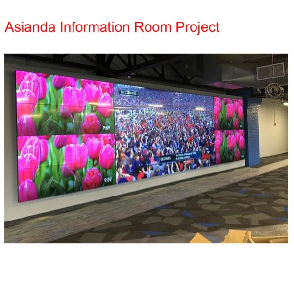 2*2 Wall Mount/Floor Standing 46inch Samsung 1.7mm 500nits LCD Video Wall