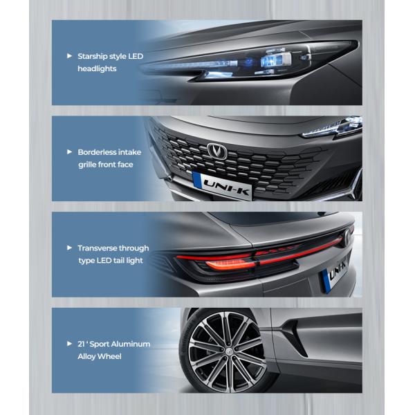 Changan UNI-K Used Motor Vehicle Petrol Gasoline SUV Wheelbase 2890mm