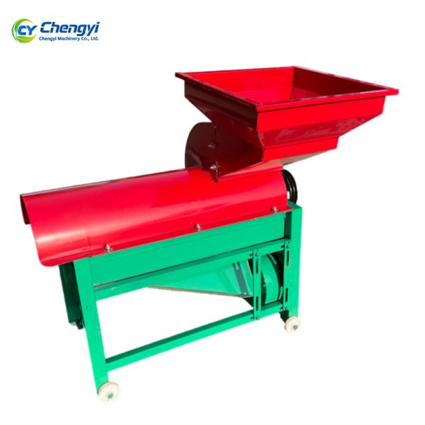 Heavy Duty Steel Hammer Corn Thresher Machine Maize Husker Stable Peeling Machinery For Agriculture