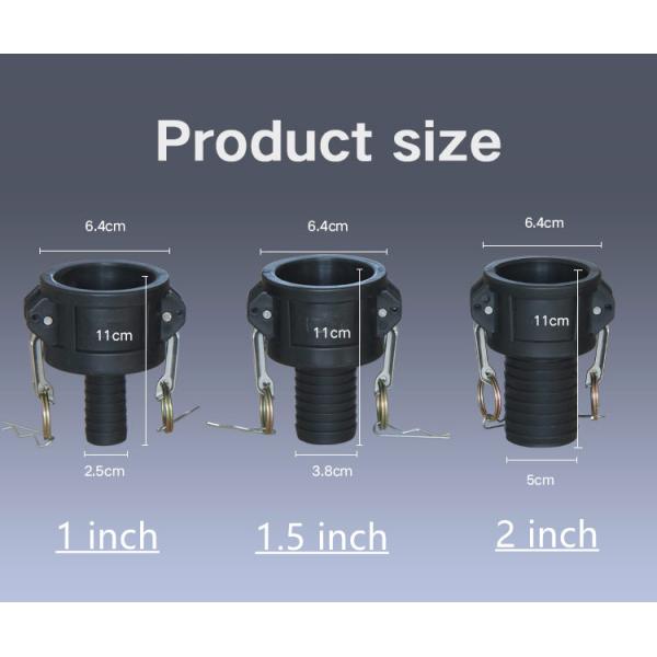 IBC Water Tank Hosetail Camlock Couplings C Type Plastic Adapter Valve Garden Fittings