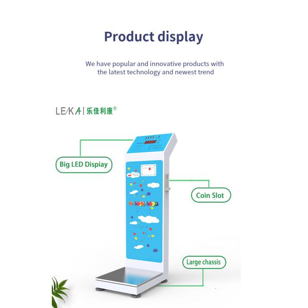 500kg Capacity Coin Operated Weighing Scale for Convenient Hotel and Shopping Mall