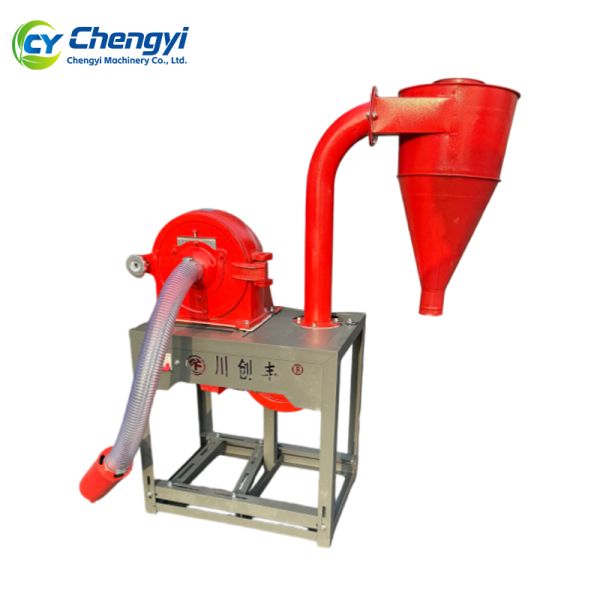 Self-priming Crusher Grinder 200-700kg/h capacity stainless steel construction automatic feeding grain crusher machine