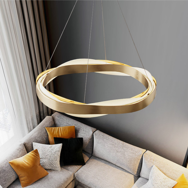 OEM ODM Трёхцветные измененные светодиодные коммерческие люстры 58W 72W