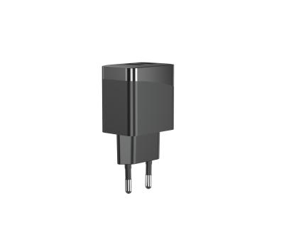 Black ErP 12W 5V2.4A Dual Ports USB Charger 2xUSB-A