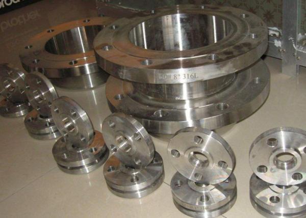 ASTM A / SA182  WN / SW  Flanged Steel Pipe Fittings , Custom Stainless Steel Blind Flange