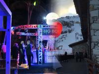 Luz inflável do balão dos partidos de nylon dos eventos de Uplighting da tela