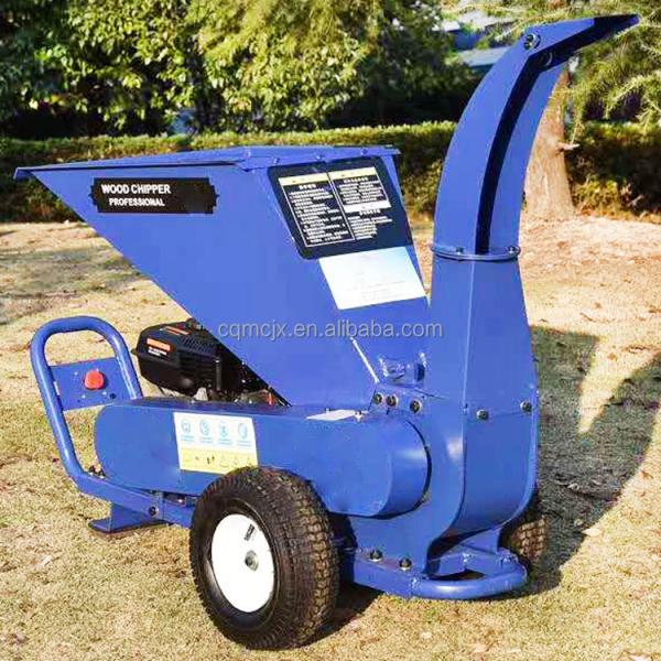 12cm Blade Crusher 192f Gasoline Tree Grinder for Horizontal Tree Branch Shredding