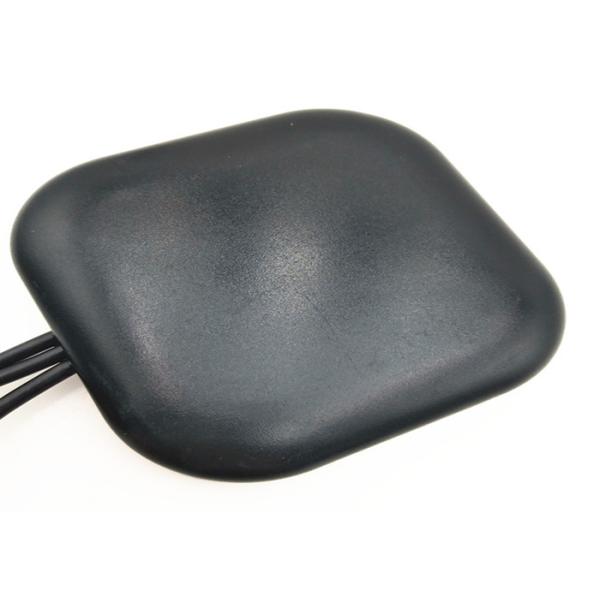 External Big Size 2* 4G LTE Antenna Glue Adhesive Combo Square With Right Angle Sma