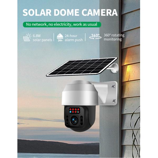 Outdoor Solar 4G Camera High Speed 360 Degree Night Vision Surveillance Remote Control WIFI Camera