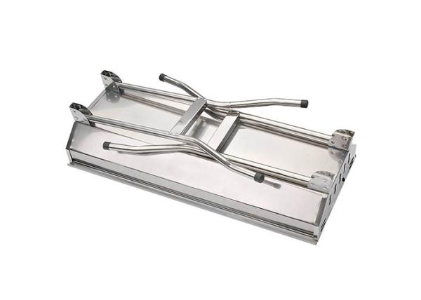 Stainless Steel Collapsible Charcoal Grills Table Top Tool Handle Folding Cooking Outdoor