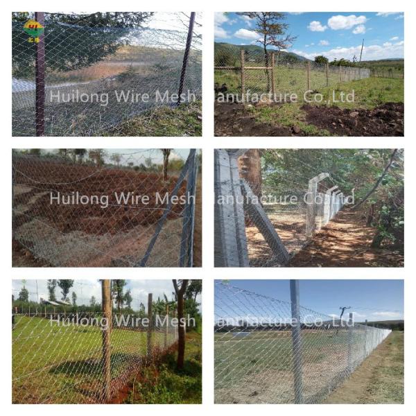 гальванизированное звено цепи 6ft 50*50 x 9 Ga покрытое серым цветом ограждает тяжелое