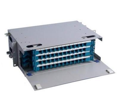 19 Inch FTTH Products 12 24 36 48 72 Ports Fiber Optic ODF LIU Terminal box