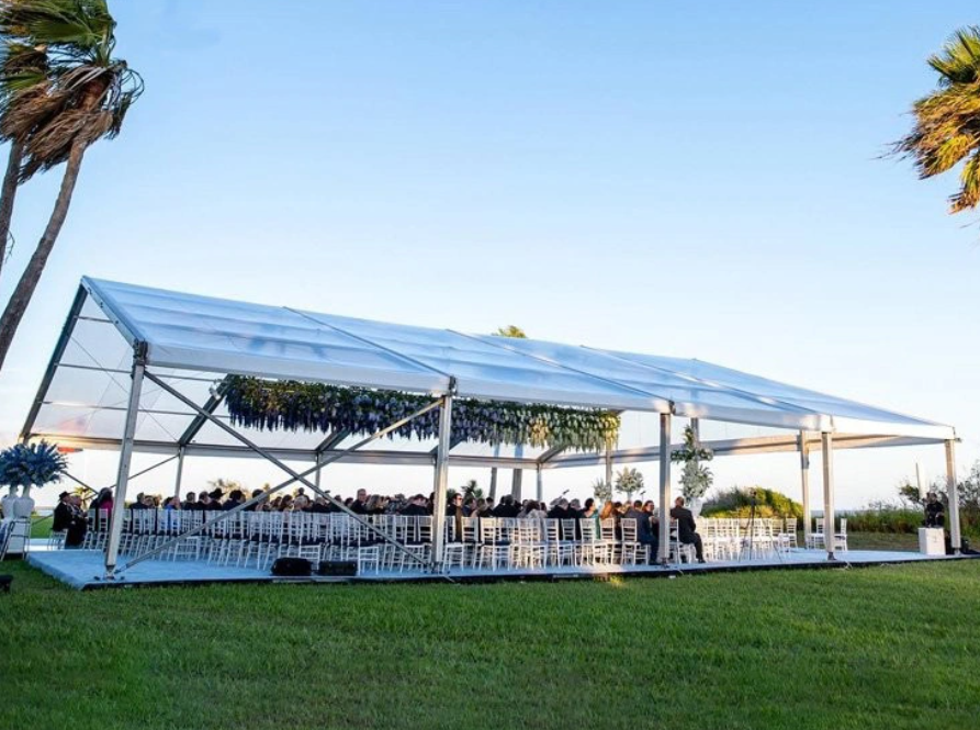 Luxury Clear Span Party Marquee Tents PVC Wedding Event Transparency Tent Рождественский тент