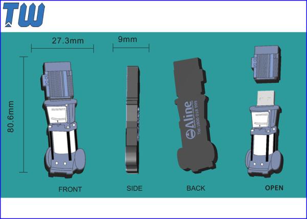 Promotion Custom PVC USB Flash Memory Company Unique Gift High Quality