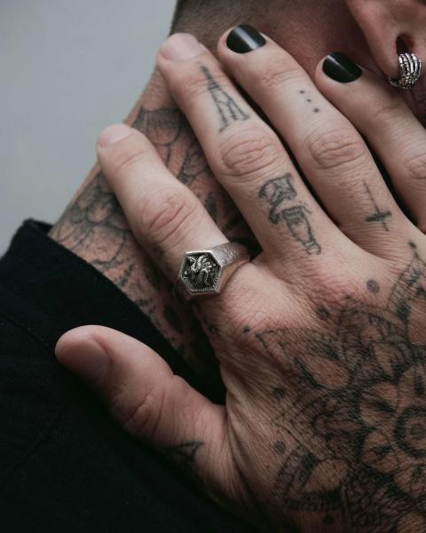 WiFi Bluetooth Waterproof Ring 925 Sterling Silver Sinner Ring
