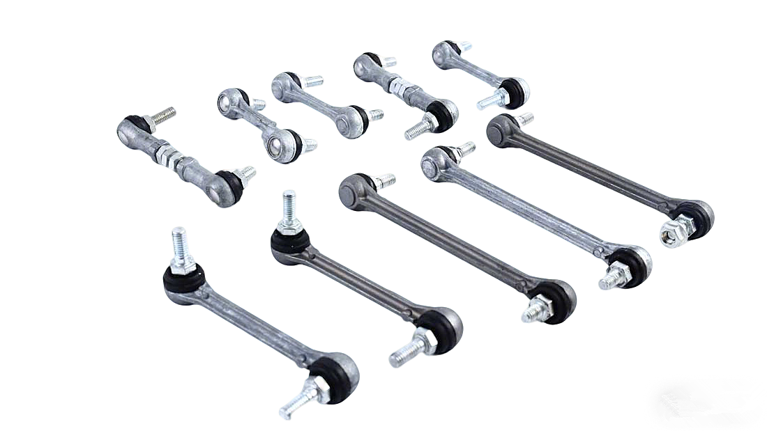 Heavy-Duty Linkage Rod With Ball-End Studs