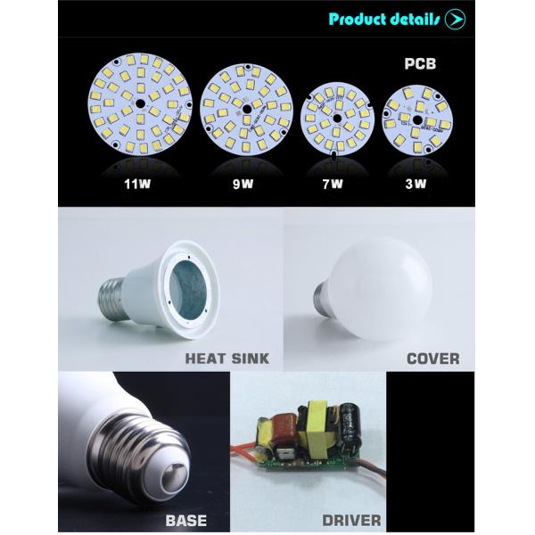 SMD5630 7w LED e27 bulb China led bulb lights manufacturer
