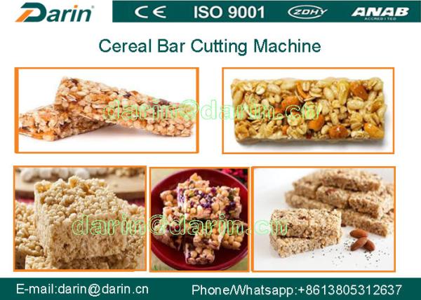 Small swelled candy rice Cereal Bar Making Machine , rice puffing machine