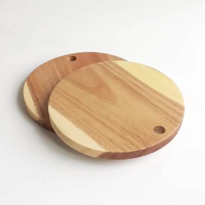 Diâmetro 15 cm Tabuleiro de cortar Cozinha doméstica Sólido natural