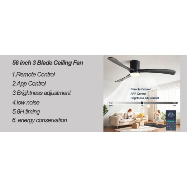 Retractable Blade Modern Folding Fan Light Remote Control Chandelier LED Invisible Ceiling Fan Crystal Light (WH-VLL-29)