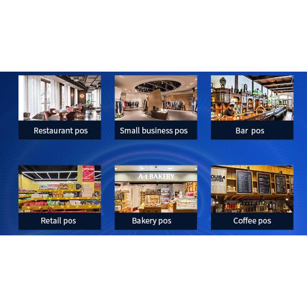 Малые розничные магазины и киоск быстрого питания S215P с 21,5-дюймовым дисплеем Full HD 1080P