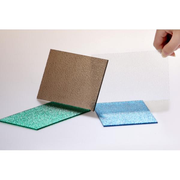 Материал девственницы листа 100% твердого поликарбоната замороженный для толя