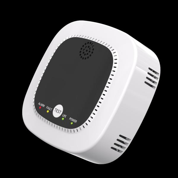 Long Lifespan Gas Leak Alarm 3V Lithium Battery Operated Propane Detector