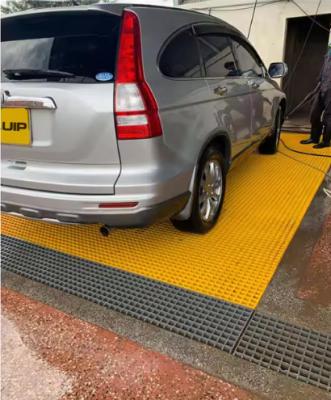 Modern Style High Strength Frp Grating Panels For Car Washing Room Fiberglass Grating Sheet Panel