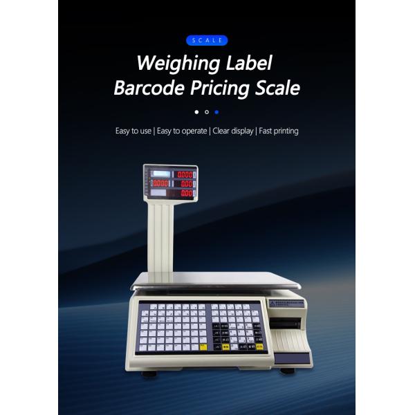 3kg Foldable Label Printing Weighing Scale Barcode Digital Computing Machine Scale Weight