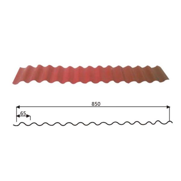 Red Color Coated Steel Roof Sheet PPGI PPGL