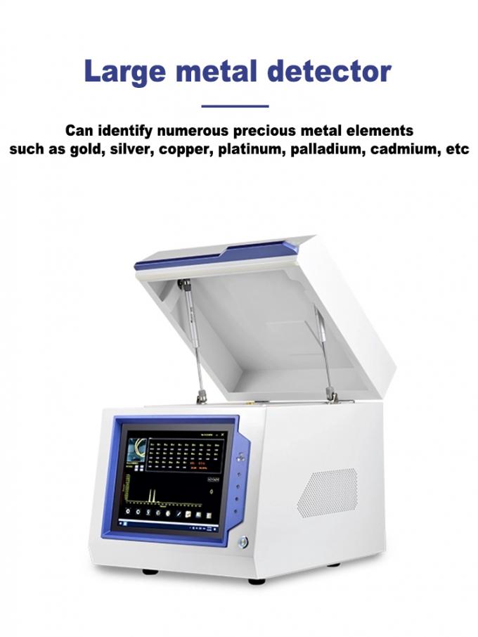 XRF Gold Analyzer with Si-pin Detector 50KV/1mA X-ray Tube and 270x260x100mm Sample Chamber for Precise Metal Analysis