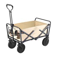 Carrinho compacto dobrável Carrinho dobrável ajustável Carrinho dobrável para acampar ao ar livre