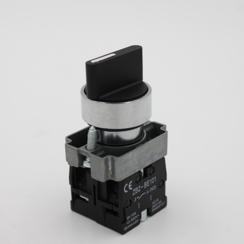 110v/220v 3 Position Selector Push Button Switch XB2-BD33 10A Max. Current 22mm with 3 Position Selector Switch