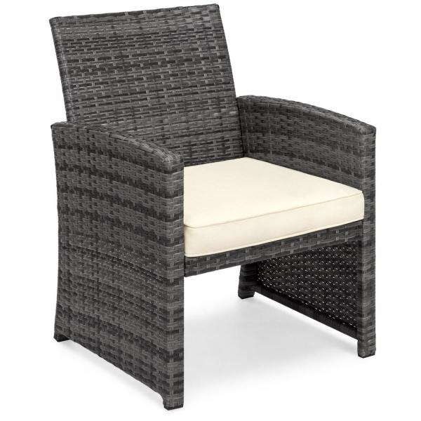 Waterproof Weather Resistant Aluminum Frame Modern Brown PE Rattan Woven Sofa Chair Coffee Table Sets