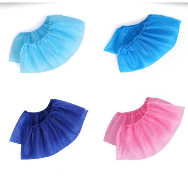 PP CPE Shoe Cover Blue 17x40cm ISO13485 for Cleanroom Use