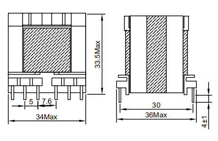PQ3230 High Frequency Transformer AC DC Converters Switching Power For Charger
