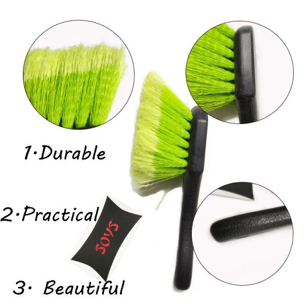 Easy Scrubbing Car Wheel Rim Cleaning Brush 21.5cm Handheld Soft Gently