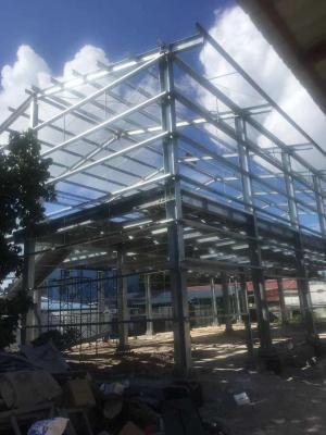 O mergulho quente padrão das BS galvanizou materiais pré-fabricados da construção de aço da oficina
