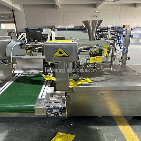 Auger Filler Type Automatic Tea Powder Premade Pouch Filling Packing Machine