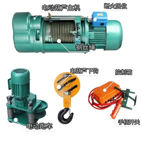 Customizable Electric Wire Rope Hoist 1-50 Ton Heavy Duty Industrial Lifting Equipment for Construction